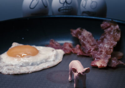 8. Mariusz Redlich - egg and bacon (7 poeng)